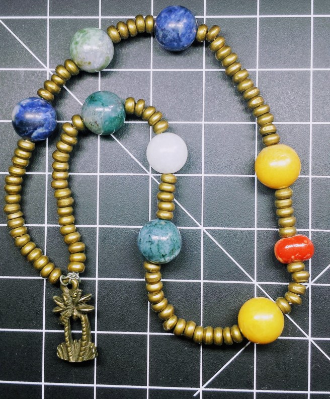 An image of the prayer beads I use for the god Apollon